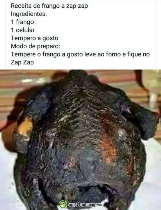 Receita de frango a zap zap