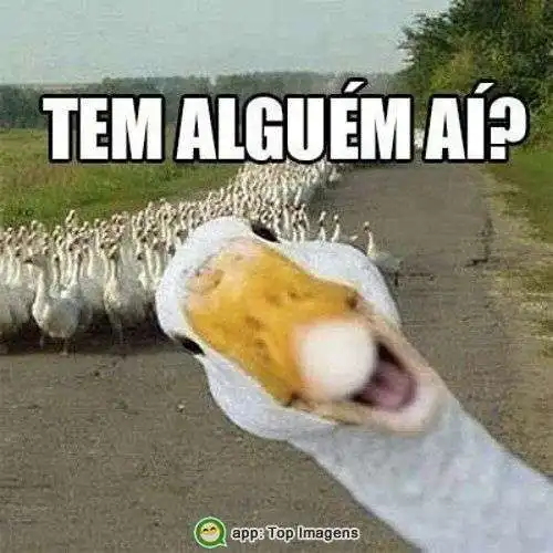 Tem alguém aí?