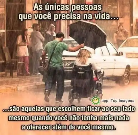 As únicas pessoas