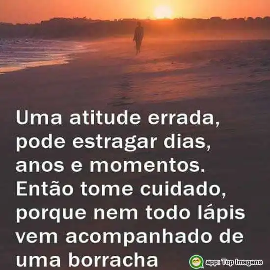 Atitude errada