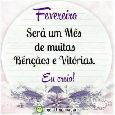 Bem-vindo fevereiro