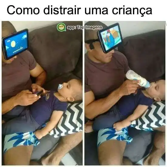 Como distrair uma criança