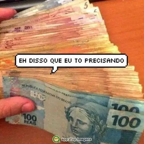 É disso que estou precisando