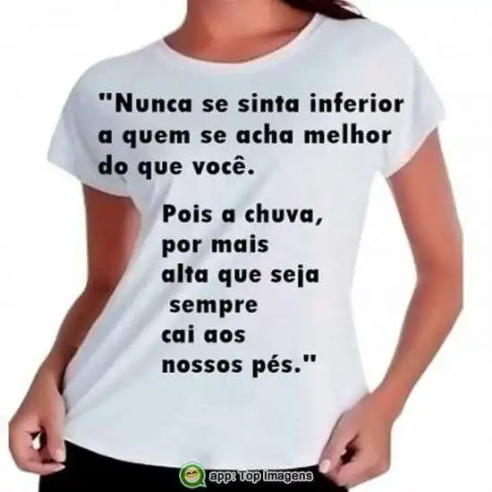 Nunca se sinta inferior