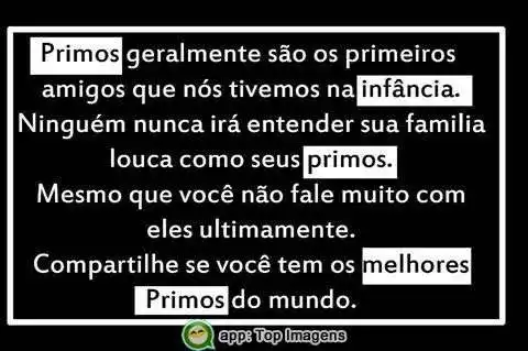 Primos amigos
