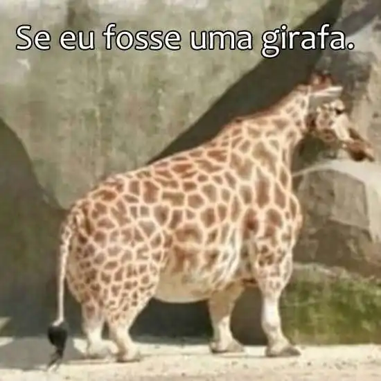 Se eu fosse uma girafa
