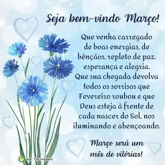 Bem-vindo Março