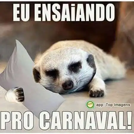 Ensaiando para o carnaval