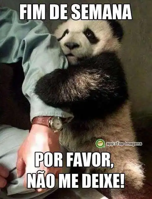 Fim de semana não me deixe