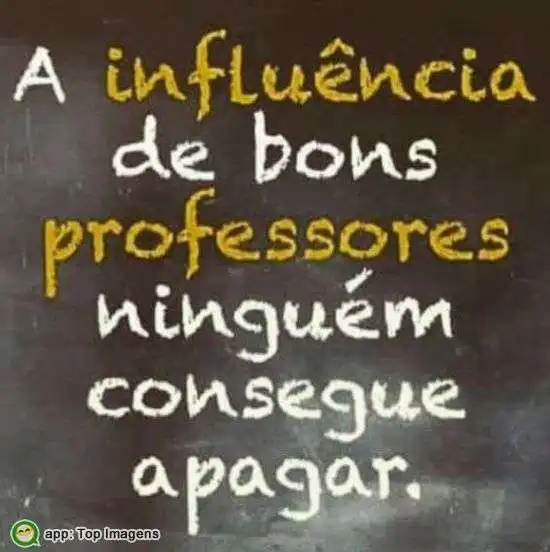 Influência de bons professores