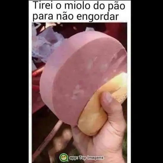 Miolo de pão engorda
