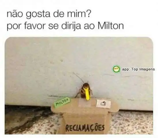 Não gosta de mim