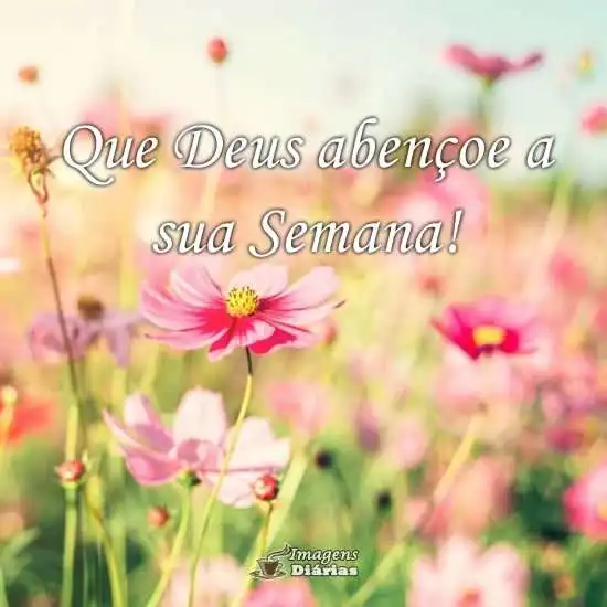 Que Deus abençoe sua semana