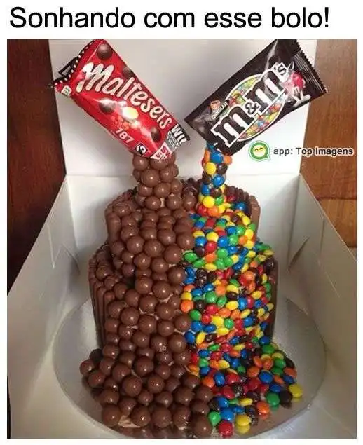 Sonhando com esse bolo