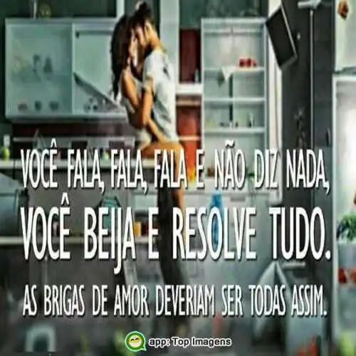 Um beijo resolve tudo