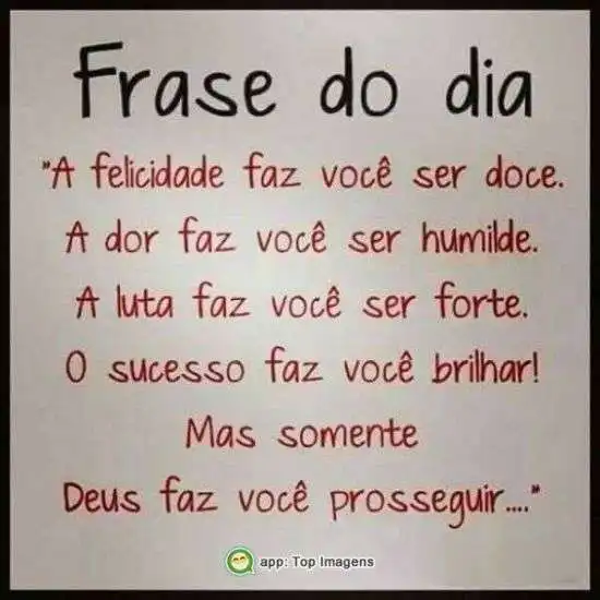 A felicidade faz você ser doce