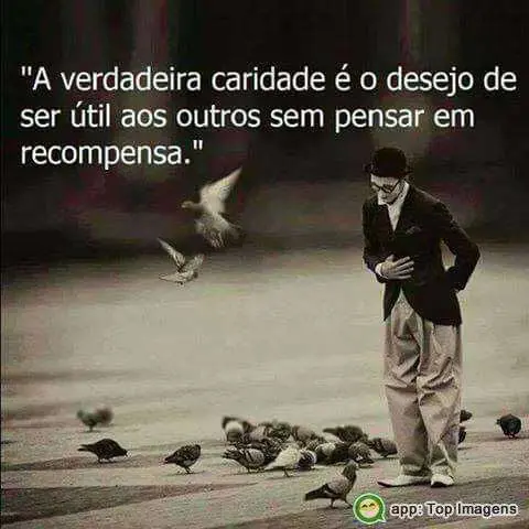 A verdadeira caridade