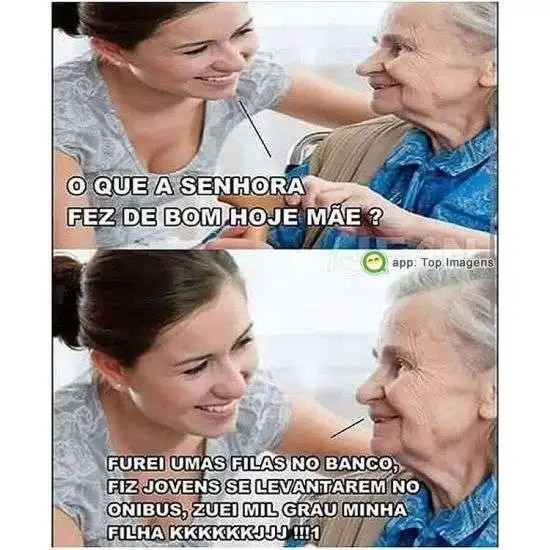 O que fez de bom hoje?