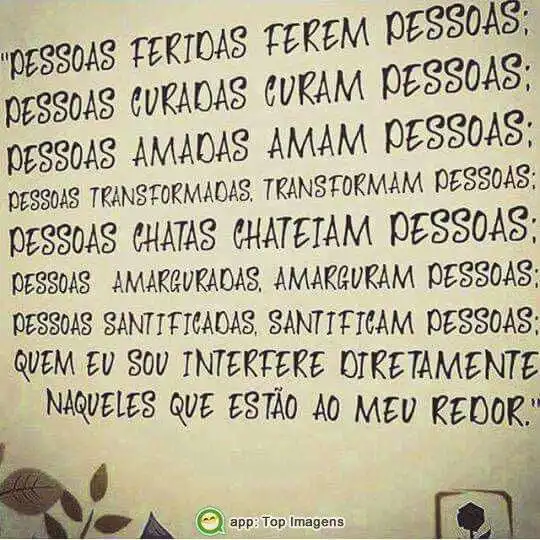 Pessoas ao meu redor