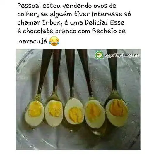 Vendo ovos de colher