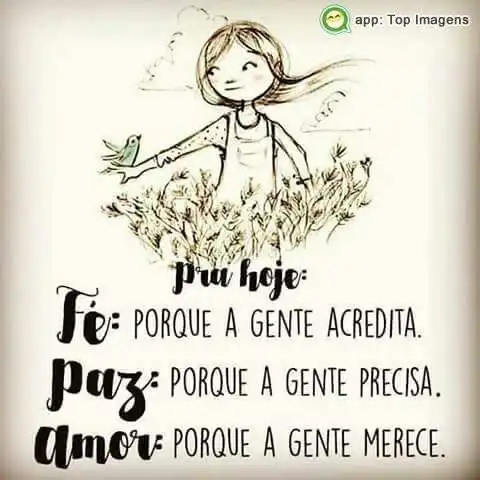 Fé paz e amor