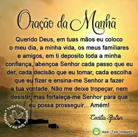 Oração pela manhã