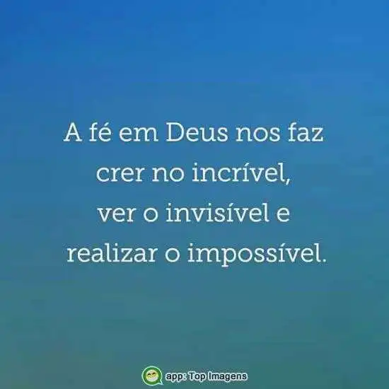 A fé em Deus