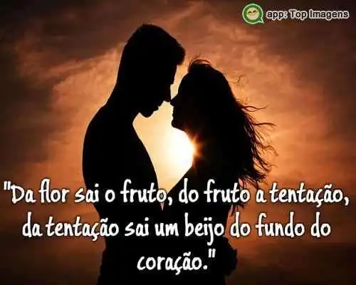 Beijo do fundo do coração