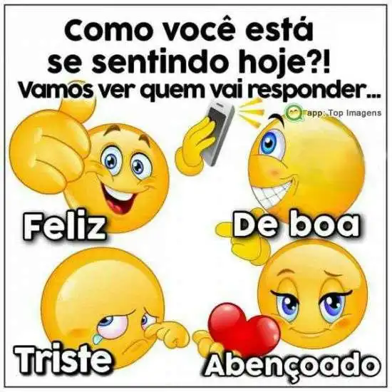 Como está se sentindo hoje?