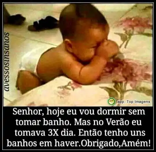 Dormir sem tomar banho