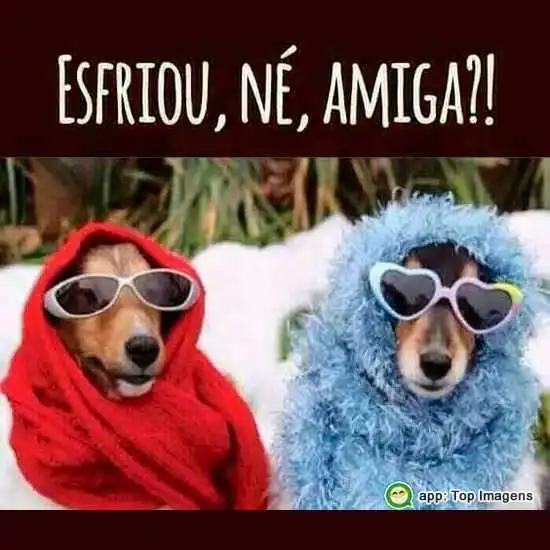 Esfriou, né amiga