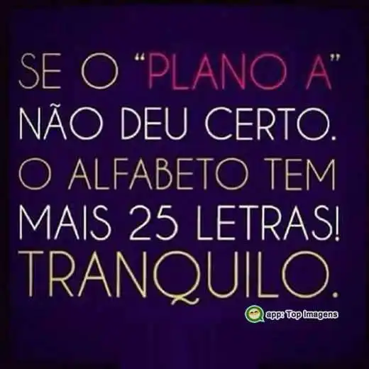 Se o plano não der certo