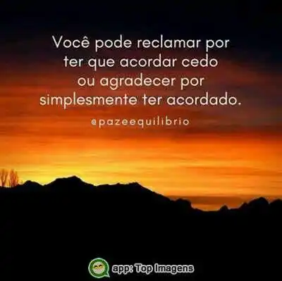 Agradecer ou reclamar