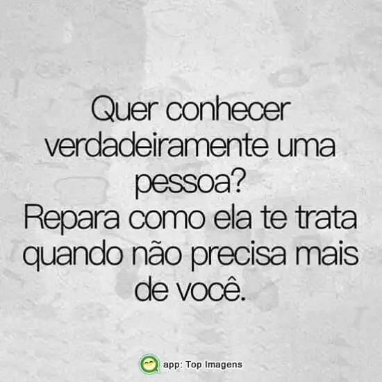 Conhecer verdadeiramente uma pessoa