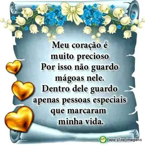 Meu coração é muito precioso