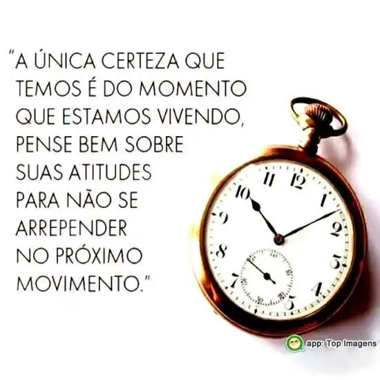 Pense sobre suas atitudes