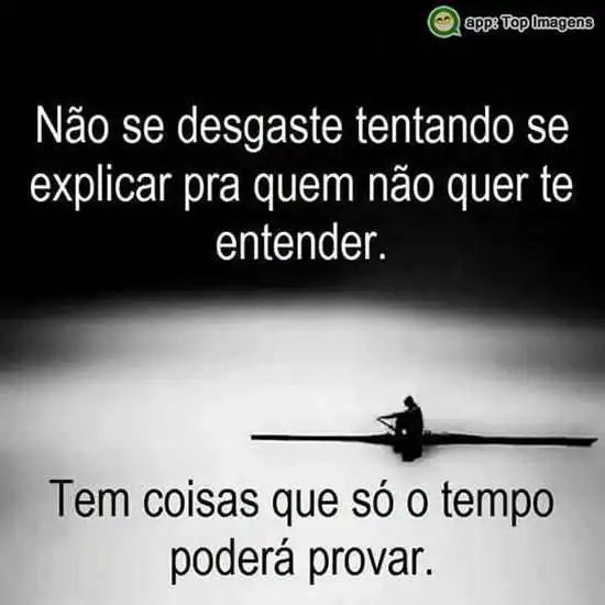 Só o tempo poderá provar