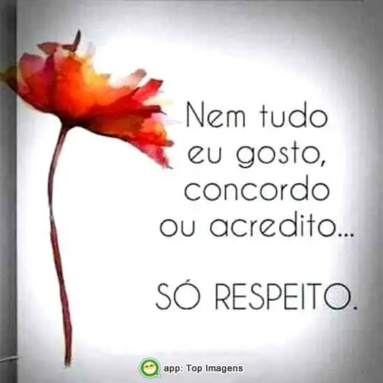Só respeito