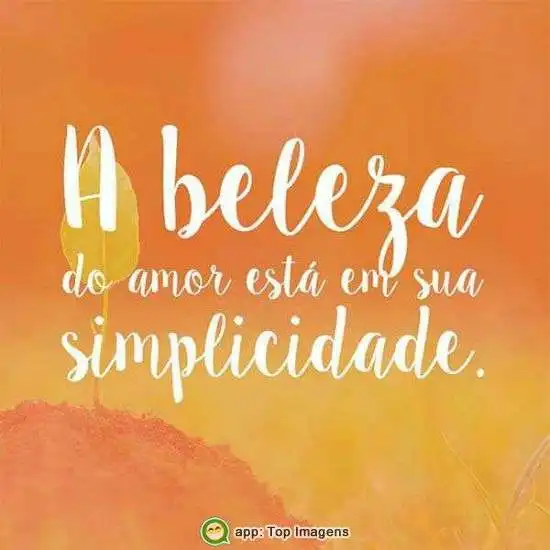 A beleza do amor