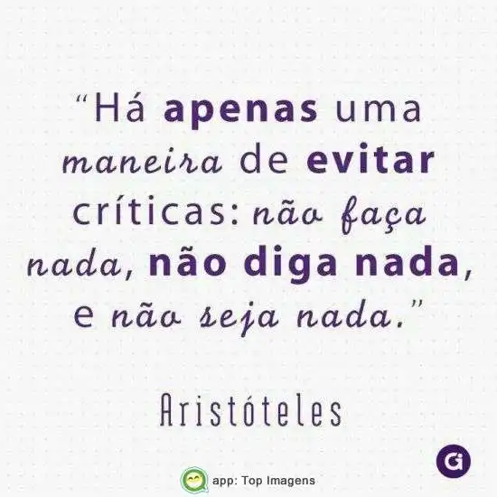 Evitar criticas