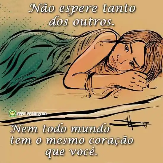 Não espere tanto dos outros