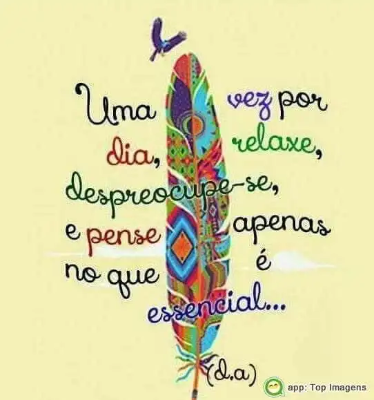 Pense no que é essencial