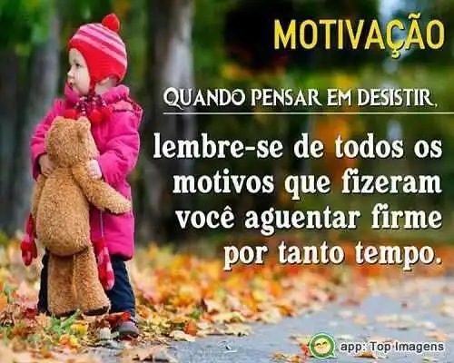 Quando pensar em desistir