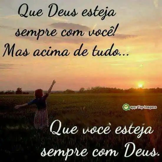 Que Deus esteja com você