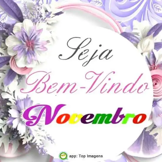 Bem-vindo novembro