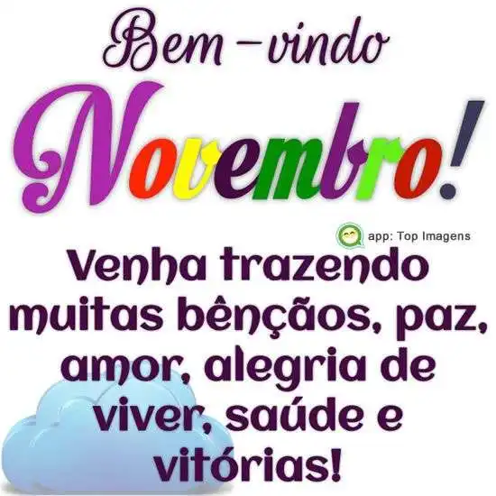 Bem-vindo novembro