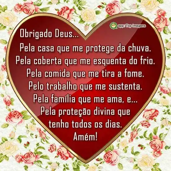 Obrigado Deus