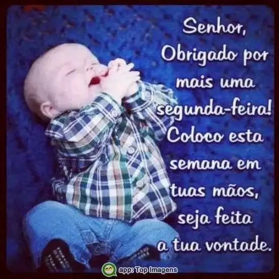 Obrigado por mais uma segunda