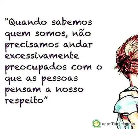 Quando sabemos quem somos