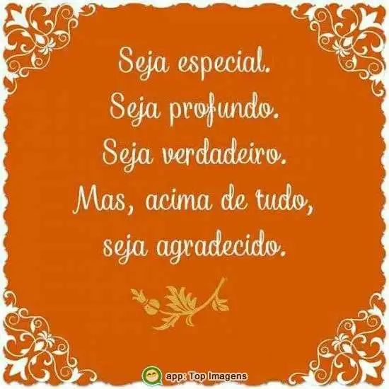Seja agradecido